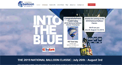 Desktop Screenshot of nationalballoonclassic.com